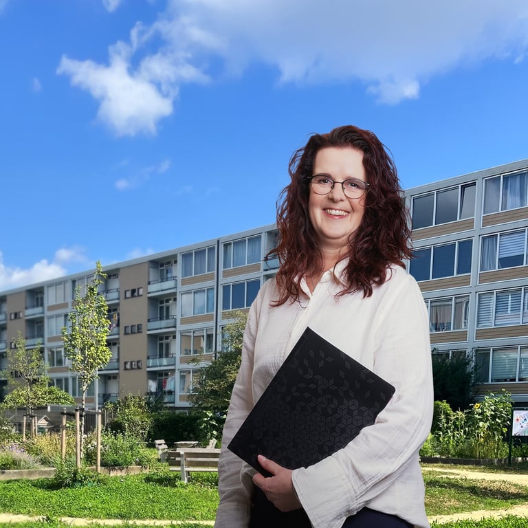 Sandra’s werkgeluk bij de woningcorporatie background